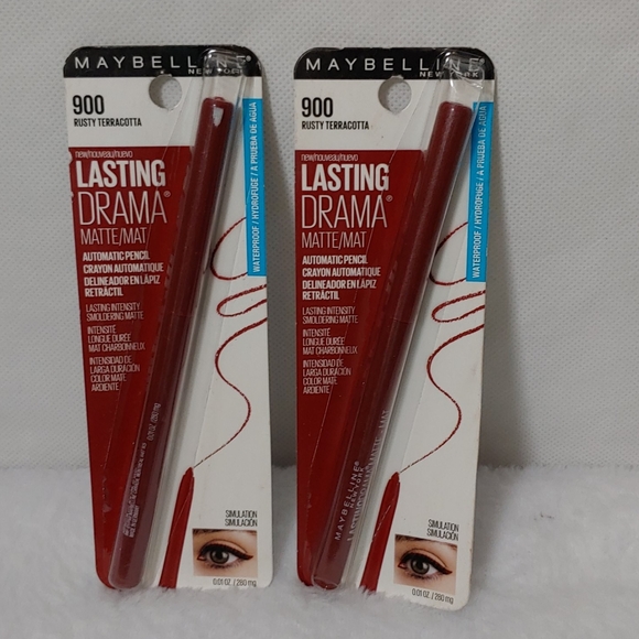 2 Maybelline Lasting Eyeliner # 900 Terracotta New - Picture 2 of 3